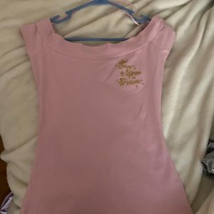 DISNEY STITCH SHOPPE SLEEPING BEAUTY EMBROIDERED "DIZZY" FASHION TOP size small